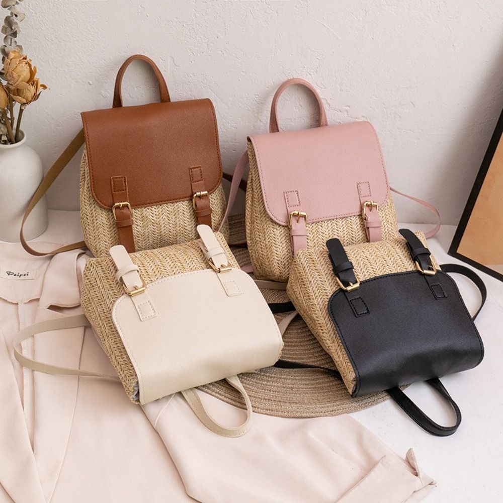 Leather Backpack Vintage - Модный рюкзак из искусственной кожи и