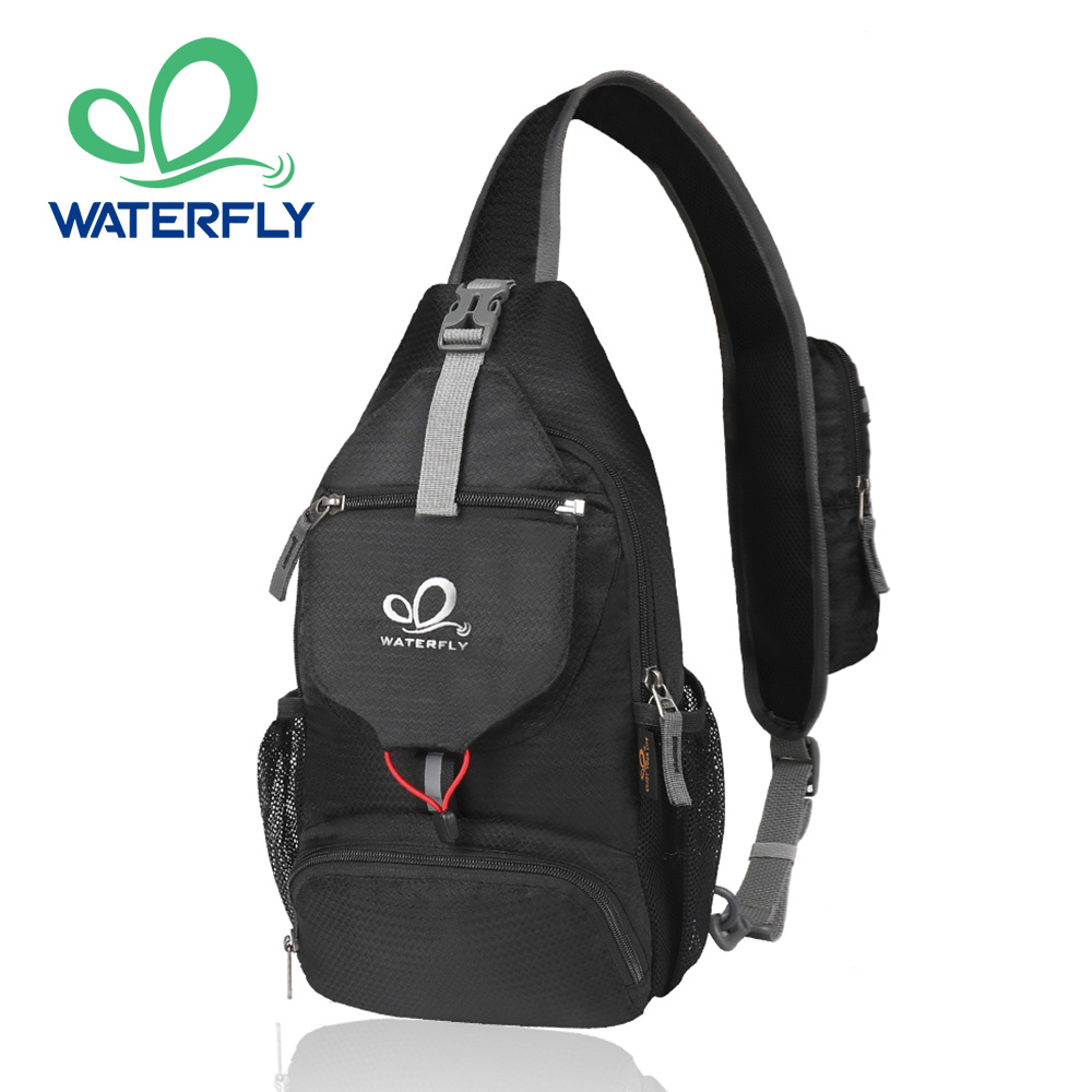 Sling Backpack Shoulder - Нагрудная сумка WATERFLY, маленькая сумка через
