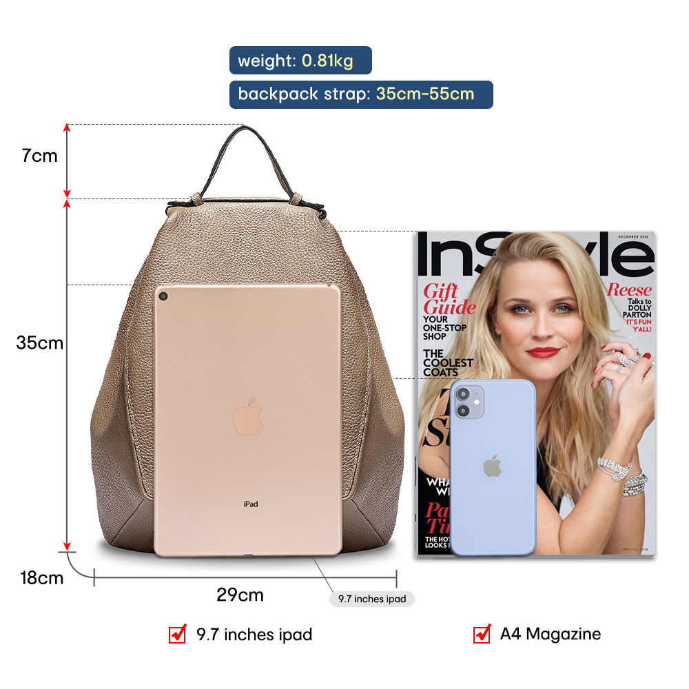 Zency женский противоугонный р – обзор и цена Leather Backpack Vintage