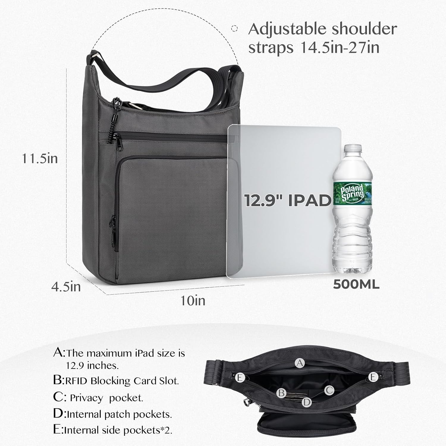 Рюкзак-слинг с защитой от краж – обзор и цена Sling Backpack Shoulder