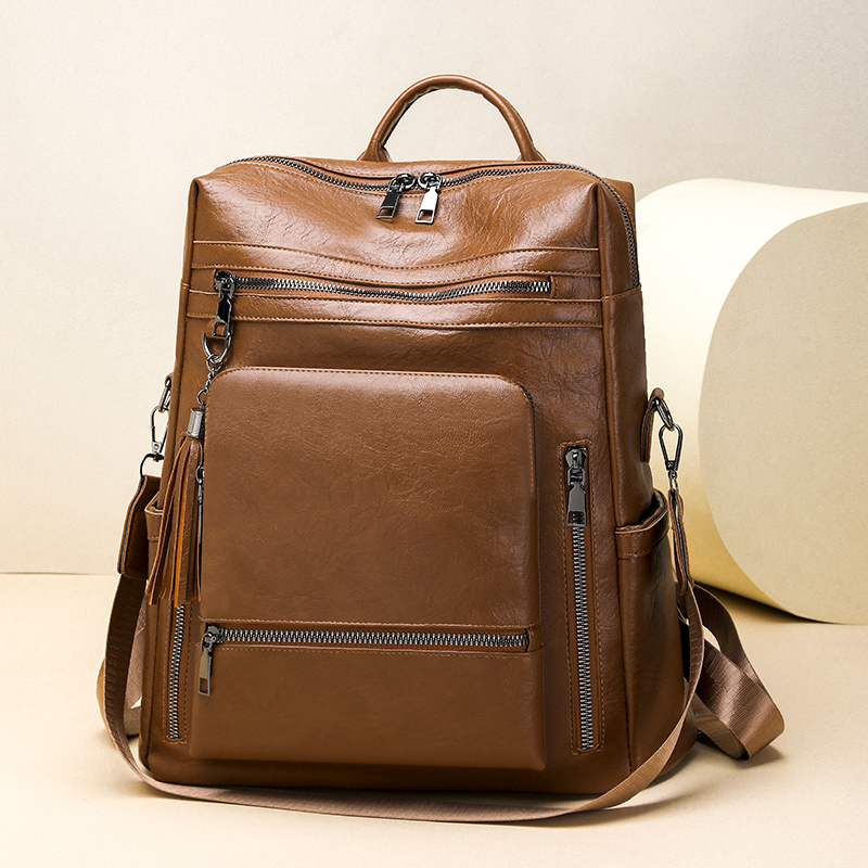 Винтажный кожаный рюкзак, мног – обзор и цена Leather Backpack Vintage